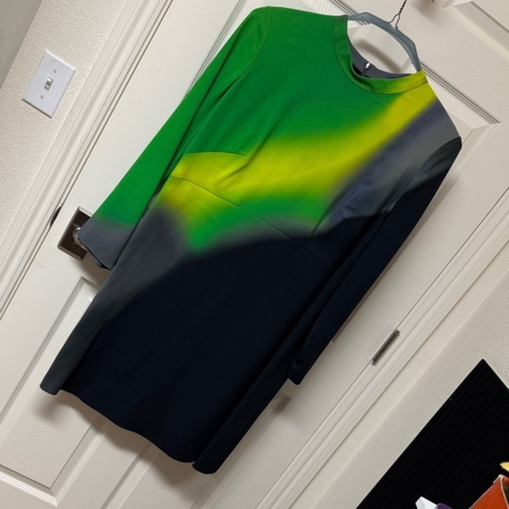 Akris Punto Vibrant Green Dress